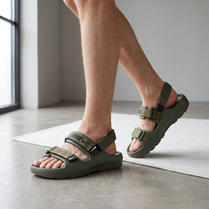 Nike Men's Sport Strap Sandal – Olive Green 🟢🩴