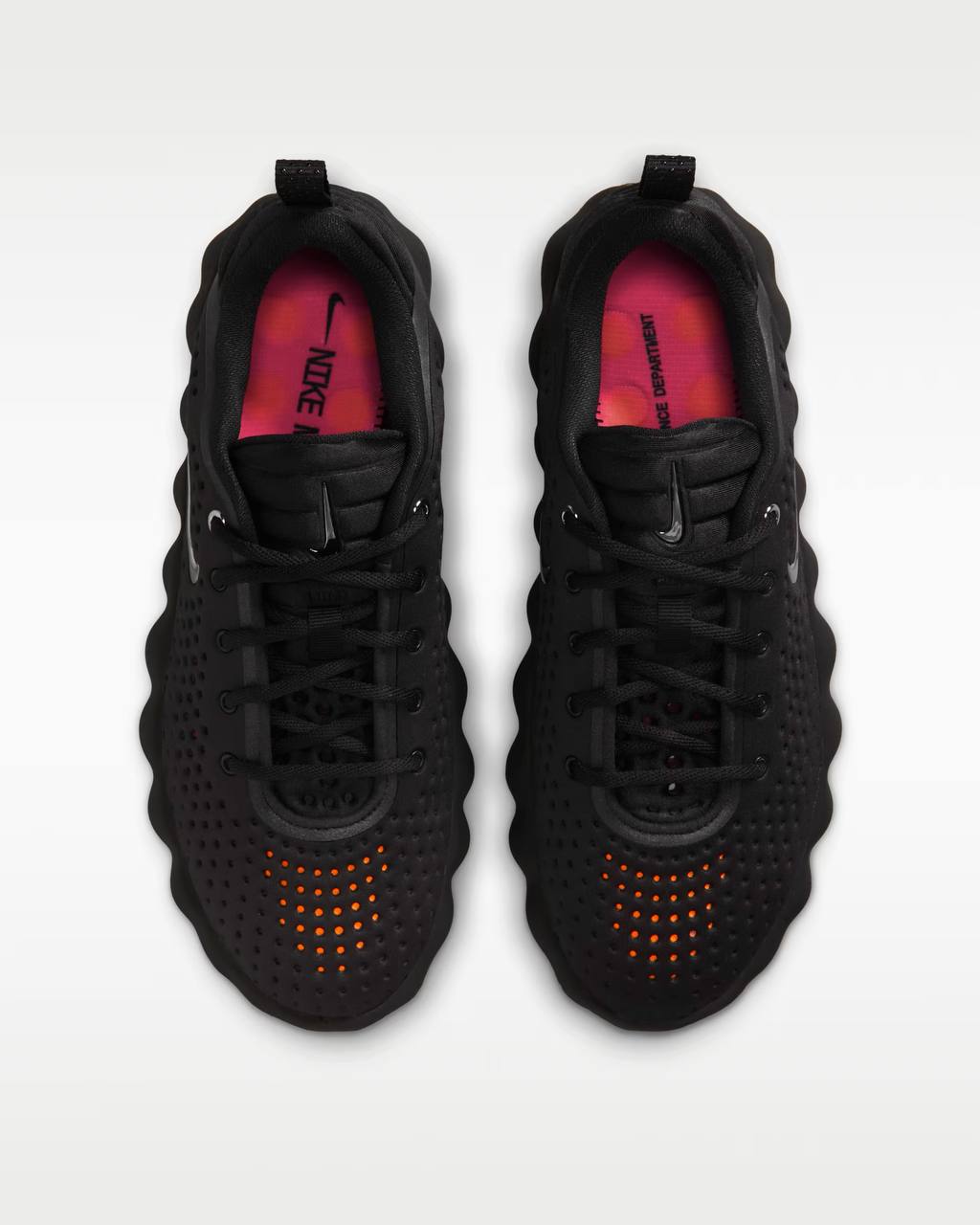 Nike Mind 001 Bubble Runner – Black & Lava Orange 🖤🧡