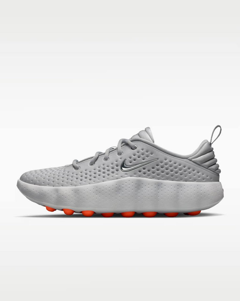 Bubble Runner – Ice Grey & Lava Orange