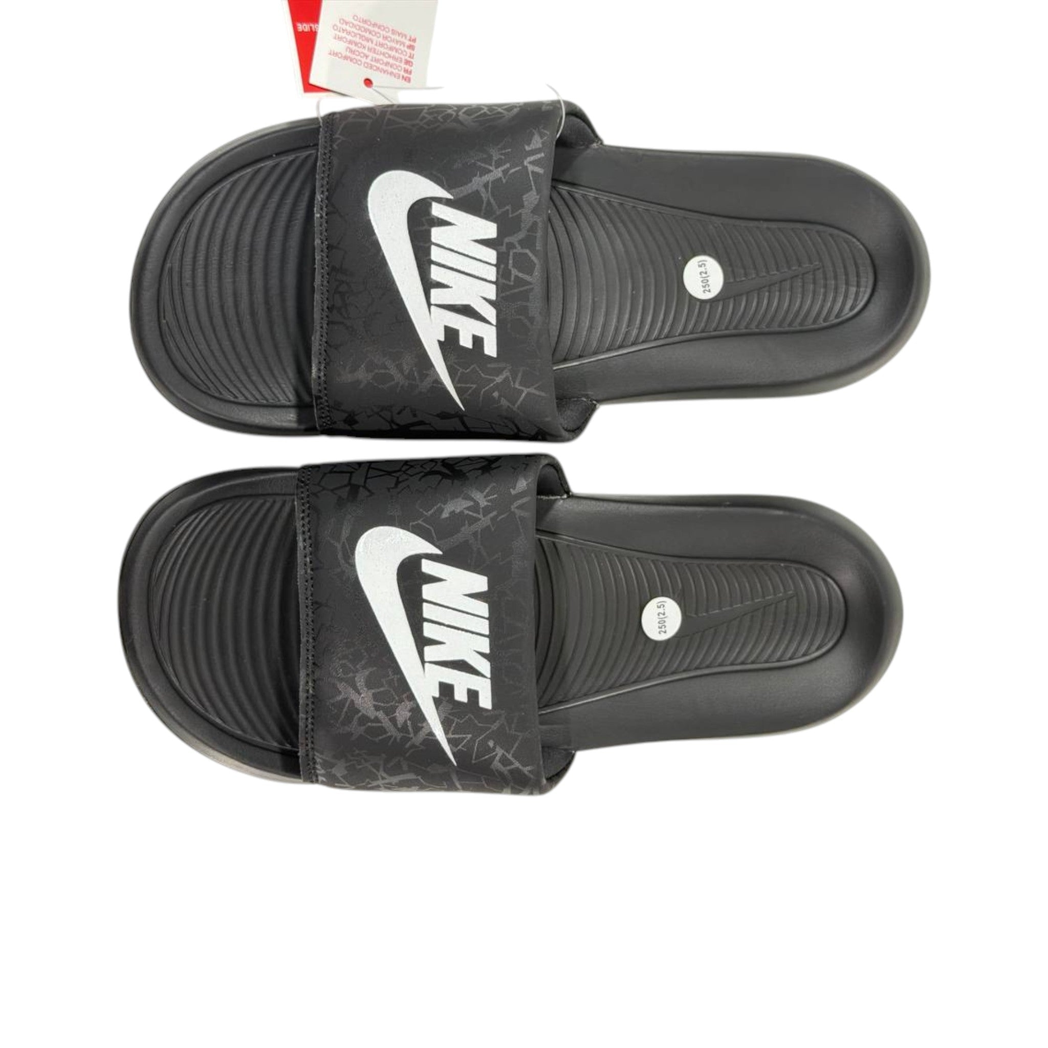 Nike Monochrome Comfort Slides – Black Edition 🖤⚡