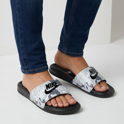 Nike Logo Slide — Grey & Camo