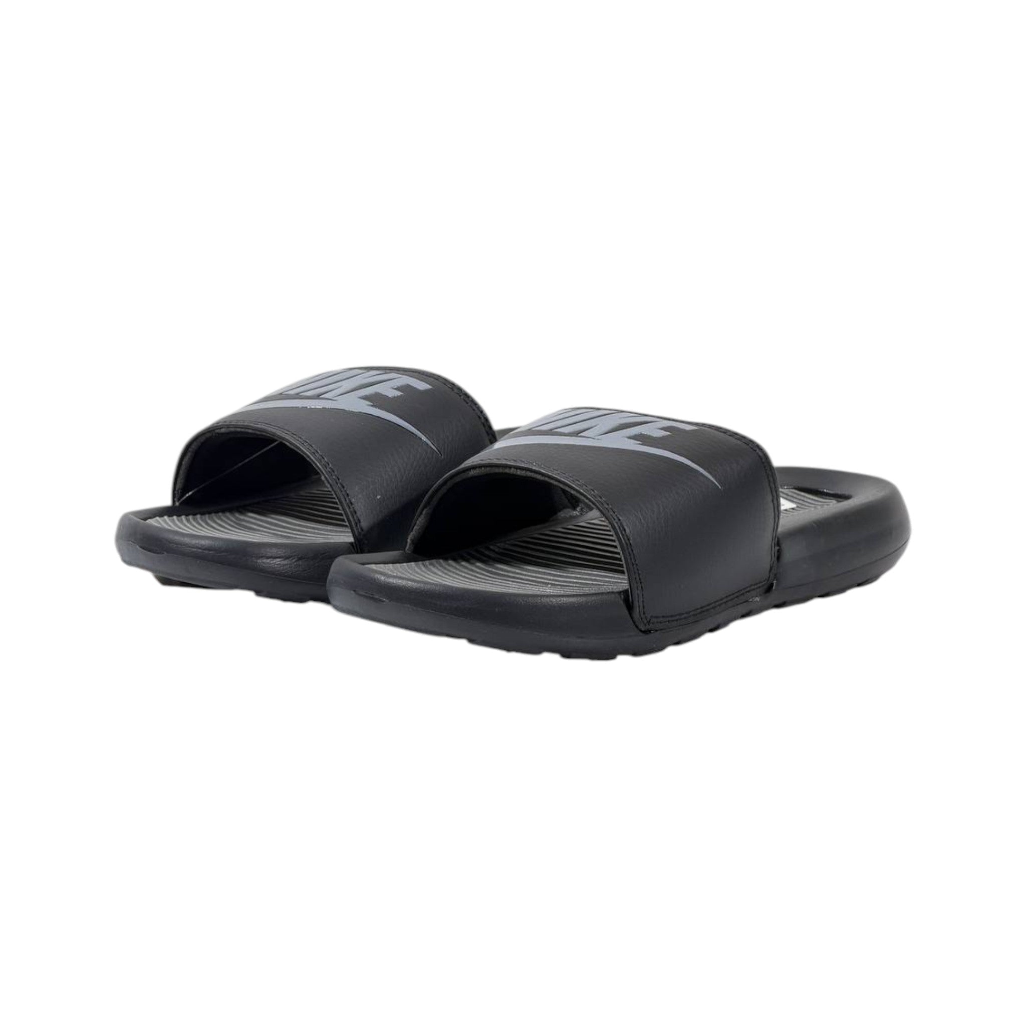 Nike Tech Comfort Slides – Black & Grey Edition 🖤⚡