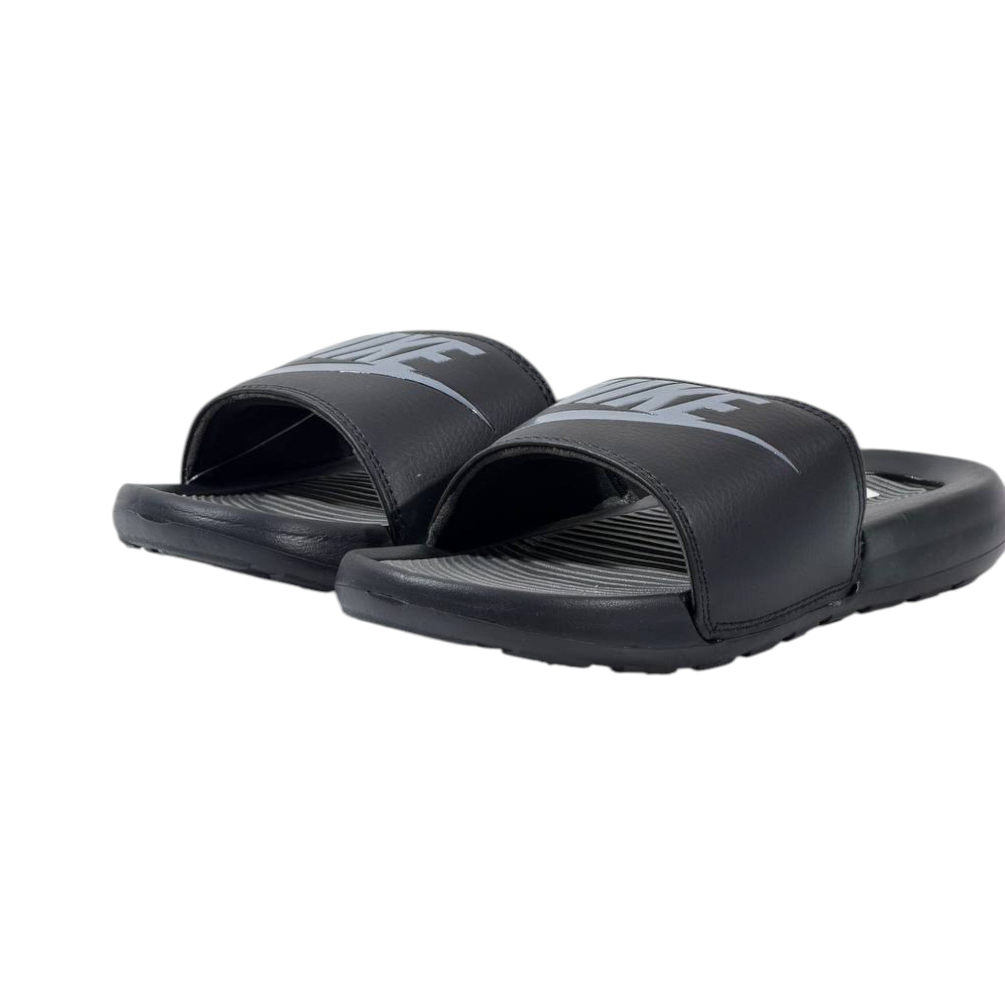 Nike Tech Comfort Slides – Black & Grey Edition 🖤⚡
