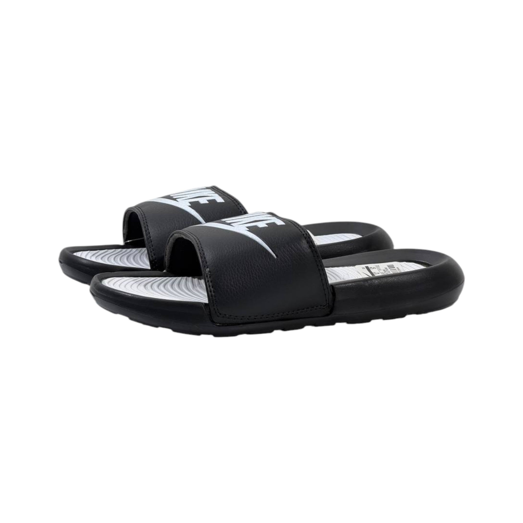 Nike Tech Essential Slides – Black & White Edition ⚫⚪🔥