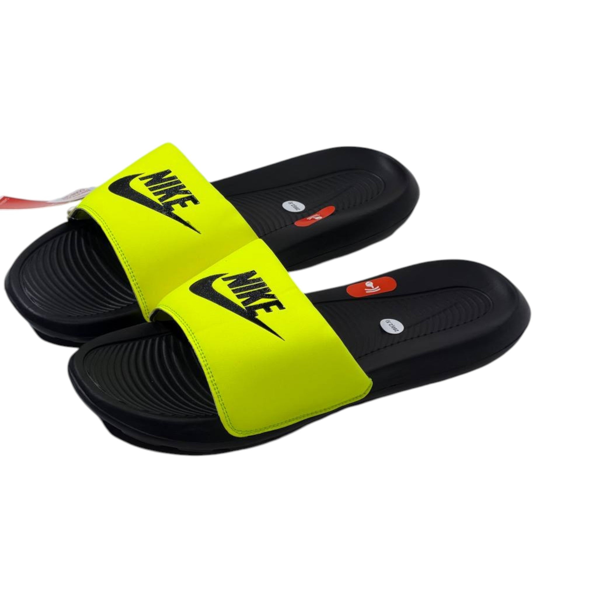 Nike Tech Volt Slides – Neon Yellow Edition ⚡💛