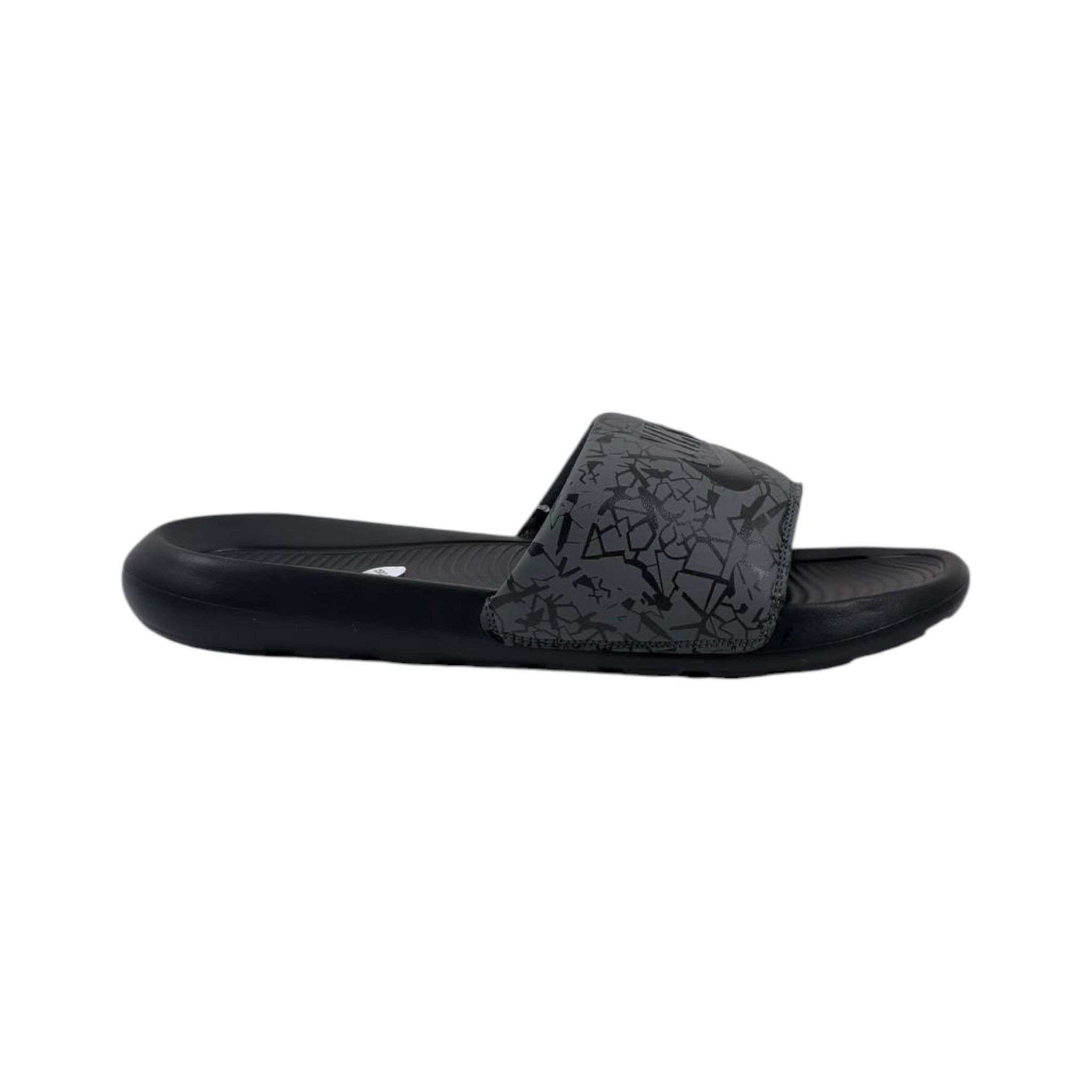 Nike Urban Crackle Slides – Grey/Black Edition ⚡🩶
