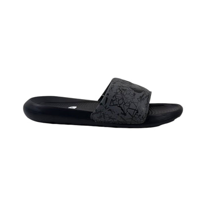 Nike Urban Crackle Slides – Grey/Black Edition ⚡🩶