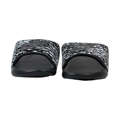 🖤 Nike Victori One Black & White Pattern Slides – Ultimate Comfort & Sporty Style ⚡