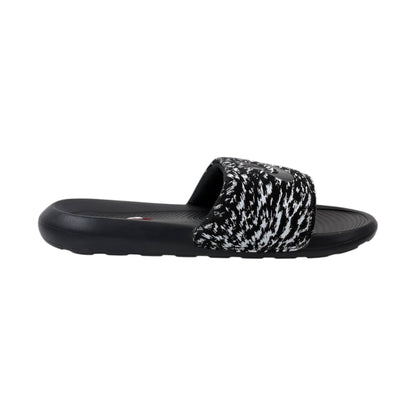 🖤 Nike Victori One Black & White Pattern Slides – Ultimate Comfort & Sporty Style ⚡