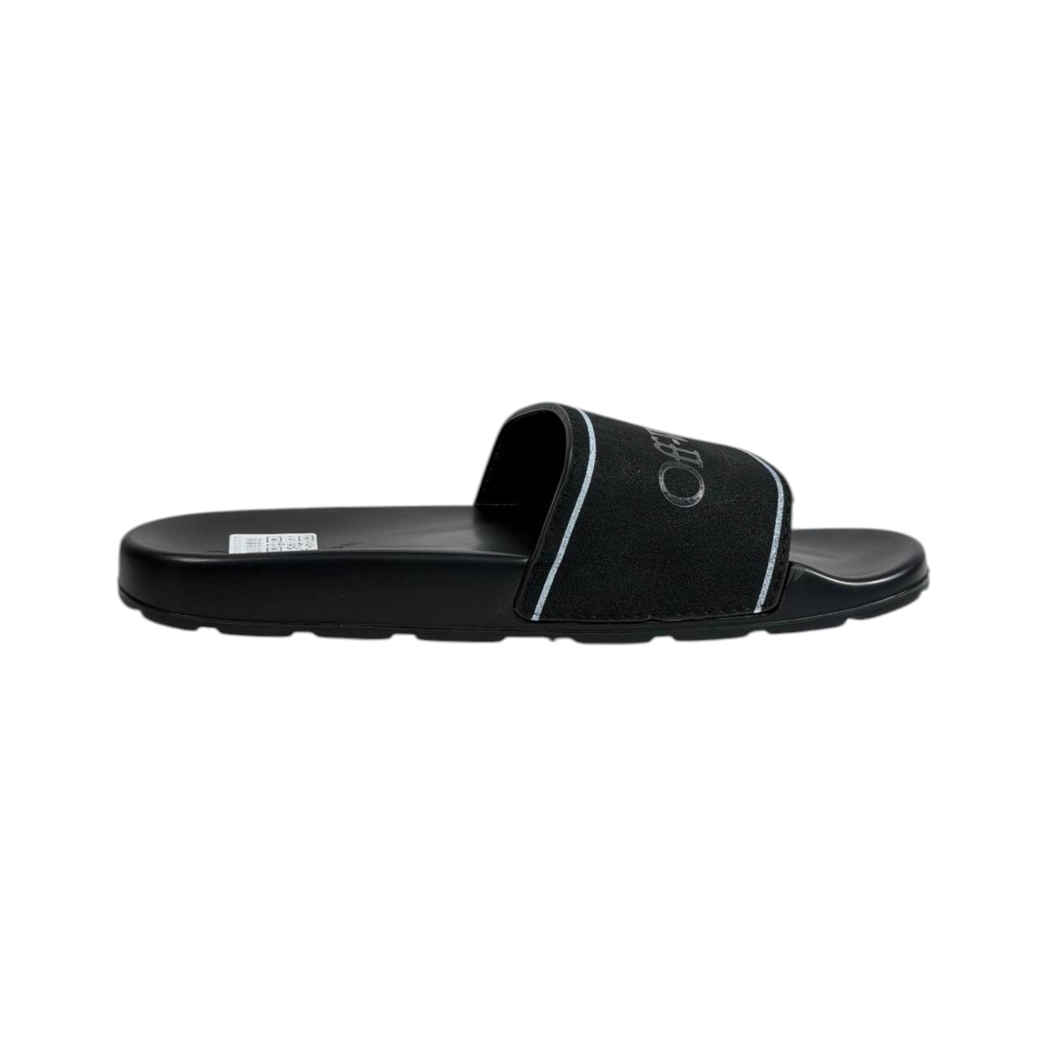 Off-White Black Logo Slides – Premium Streetwear Comfort Sandals 🖤👡