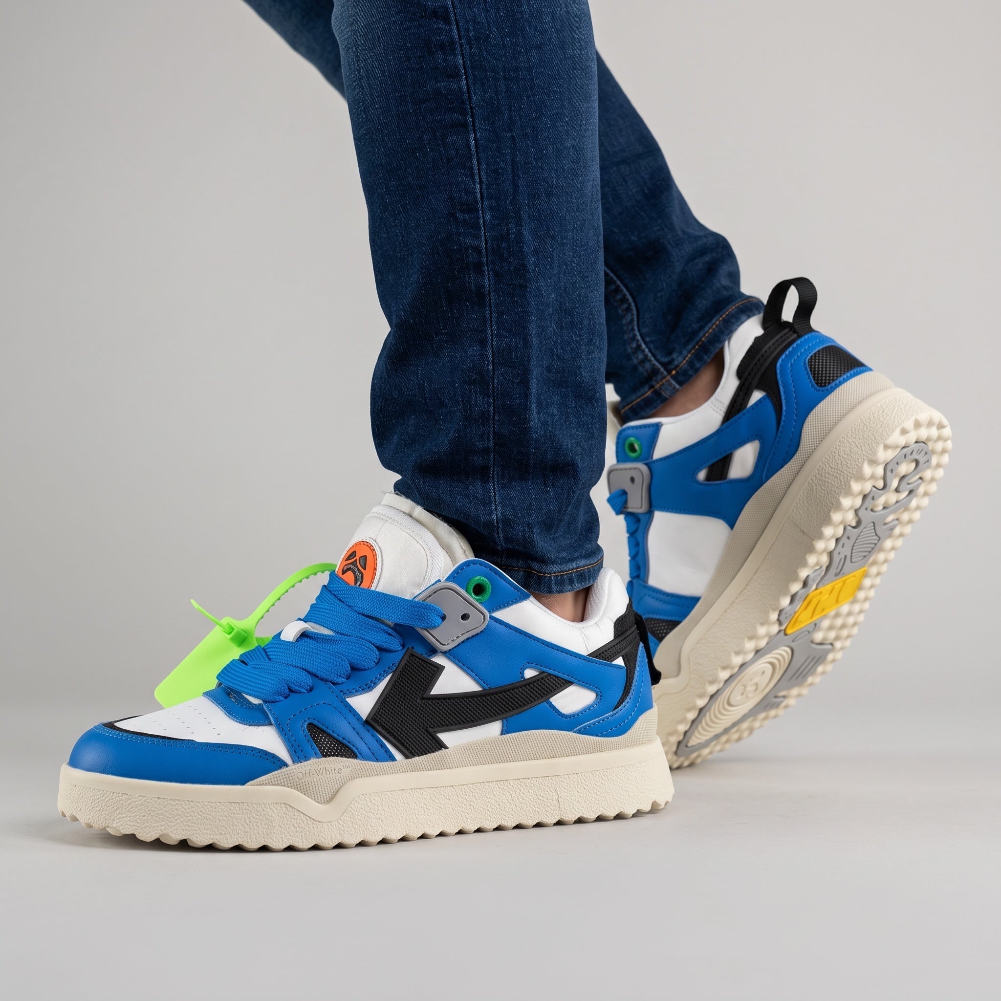 Off-White Chunky Trainer – Blue/White 👟🔵