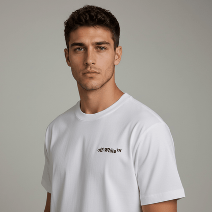 Off-White T-Shirt — White Neon