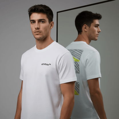 Off-White T-Shirt — White Neon