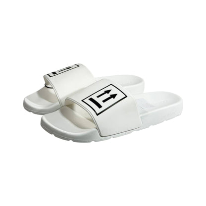 Off-White White Arrow Slides – Clean Street Luxury Sandals 🤍🖤