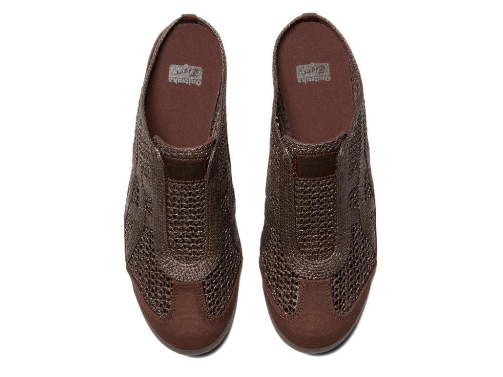 Onitsuka Tiger Slip-On Mesh Mule — Brown