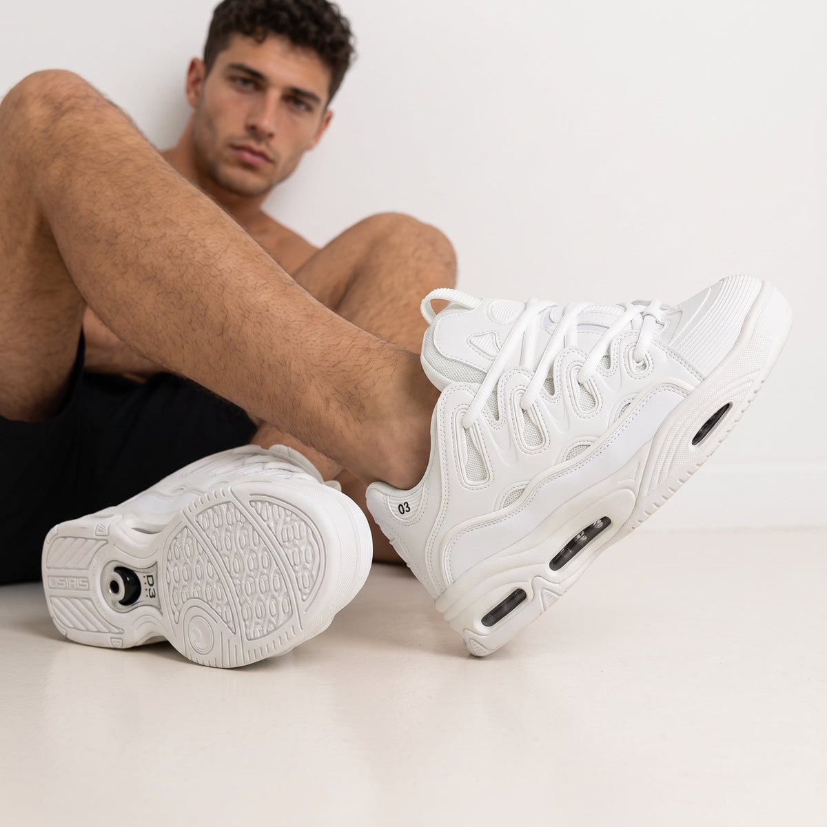 Osiris D3 Triple Sneakers — White