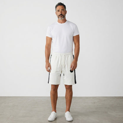 🤍 Philipp Plein Signature Tape Shorts – Luxury Summer Edition