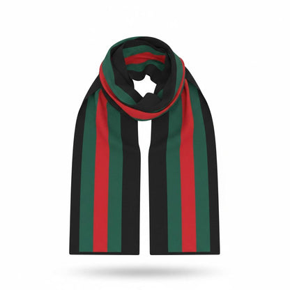 Gucci Web Stripe Knit Scarf – Iconic Green & Red Signature Design 🧣✨