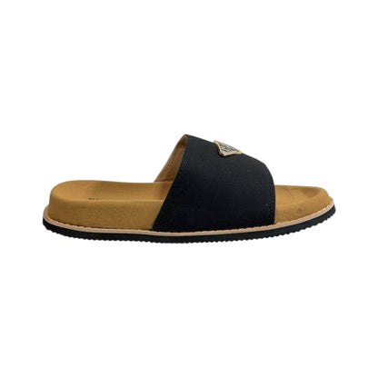 Prada Black Signature Slides – Timeless Comfort Luxury Sandals 🖤✨