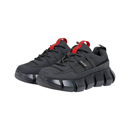 ❤️🖤 Prada Cloudbust Thunder Black Red Luxury Sneakers 👟⚡