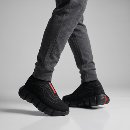 🖤❤️ Prada Cloudbust Thunder Black Sneakers 👟⚡