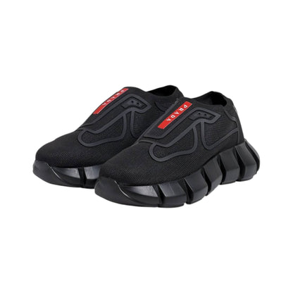 🖤❤️ Prada Cloudbust Thunder Black Sneakers 👟⚡