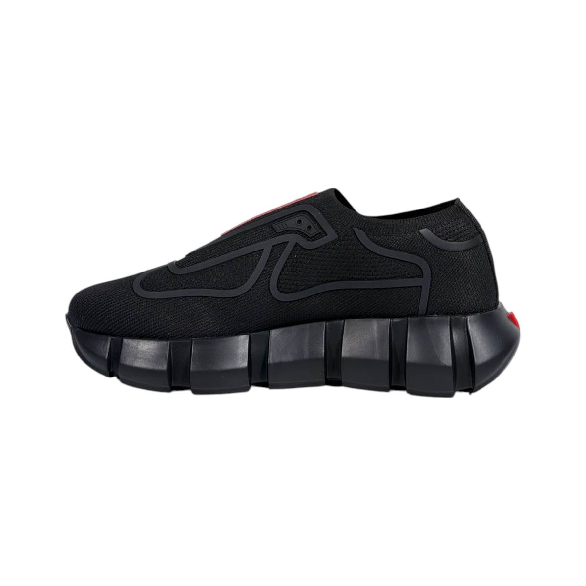 🖤❤️ Prada Cloudbust Thunder Black Sneakers 👟⚡