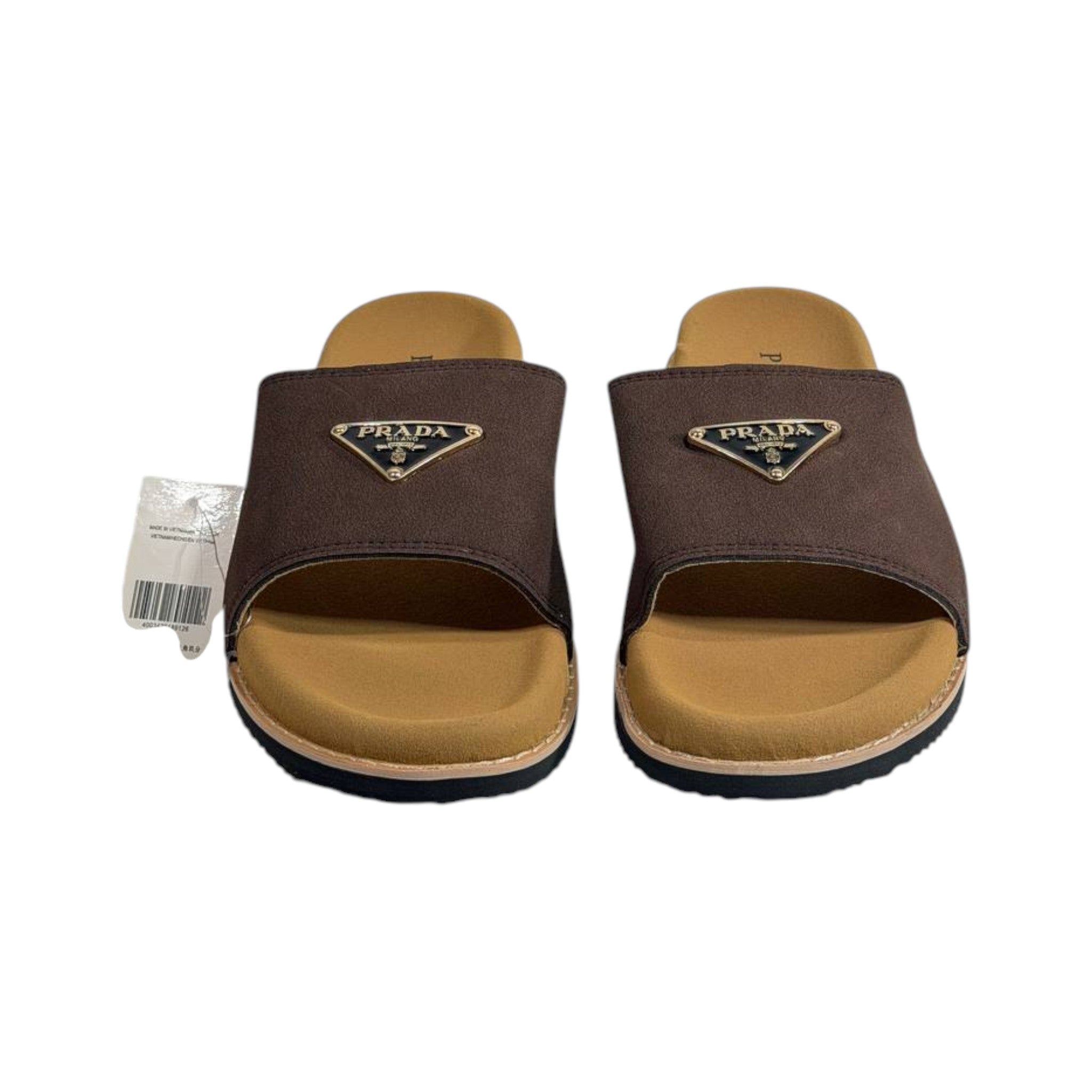 Prada Dark Brown Signature Comfort Slides – Premium Everyday Luxury 🤎✨