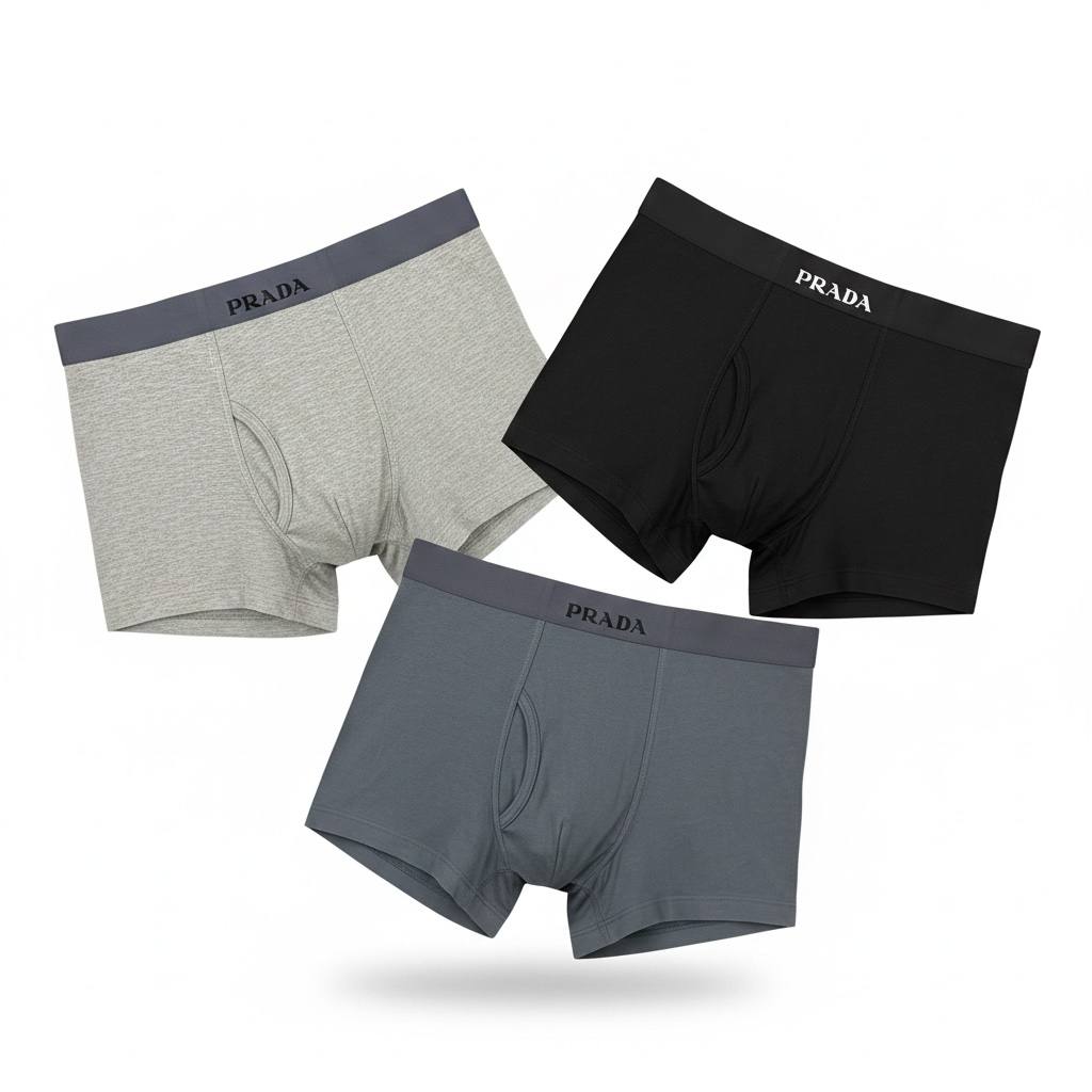 Prada 3-Pack Boxer Briefs