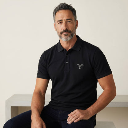 Prada Milano Essential Black Polo 🖤✨