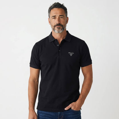 Prada Milano Essential Black Polo 🖤✨