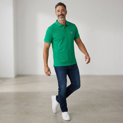 Prada Milano Luxury Green Polo Shirt 💚✨