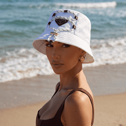 Prada Rope Detail Bucket Hat 🤍