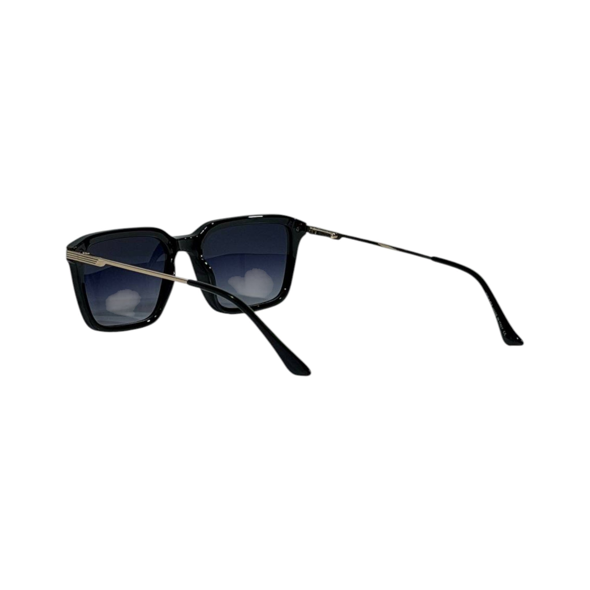 Prada Square Sunglasses – Black Frame Blue Gradient 🕶️💙