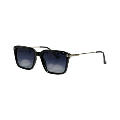 Prada Square Sunglasses – Black Frame Blue Gradient 🕶️💙