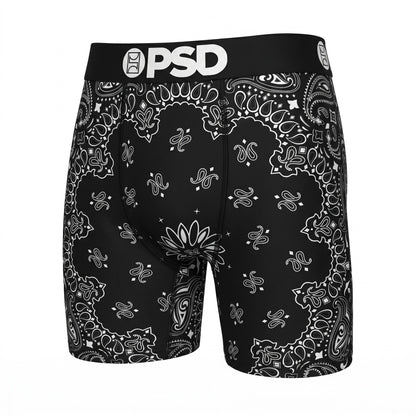 🖤🤍 PSD Black Bandana Compression Boxer Briefs | Performance Athletic Underwear 🔥