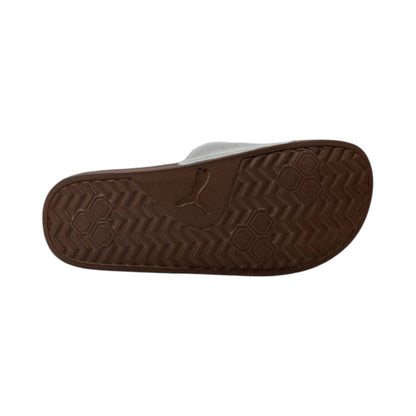 Puma Palermo Comfort Slides — Sky Blue & Grey