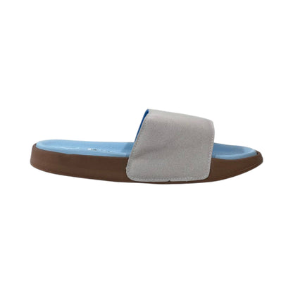 Puma Palermo Comfort Slides — Sky Blue & Grey