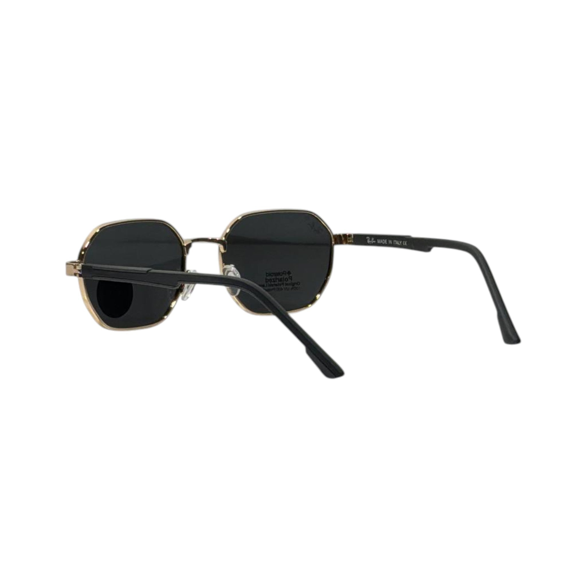 🕶️ Ray-Ban Polarized Geometric Sunglasses | Classic Luxury Metal Frame Eyewear ✨