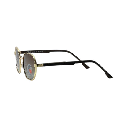 🕶️ Ray-Ban Polarized Octagonal Sunglasses – Gold & Brown Gradient Edition ✨