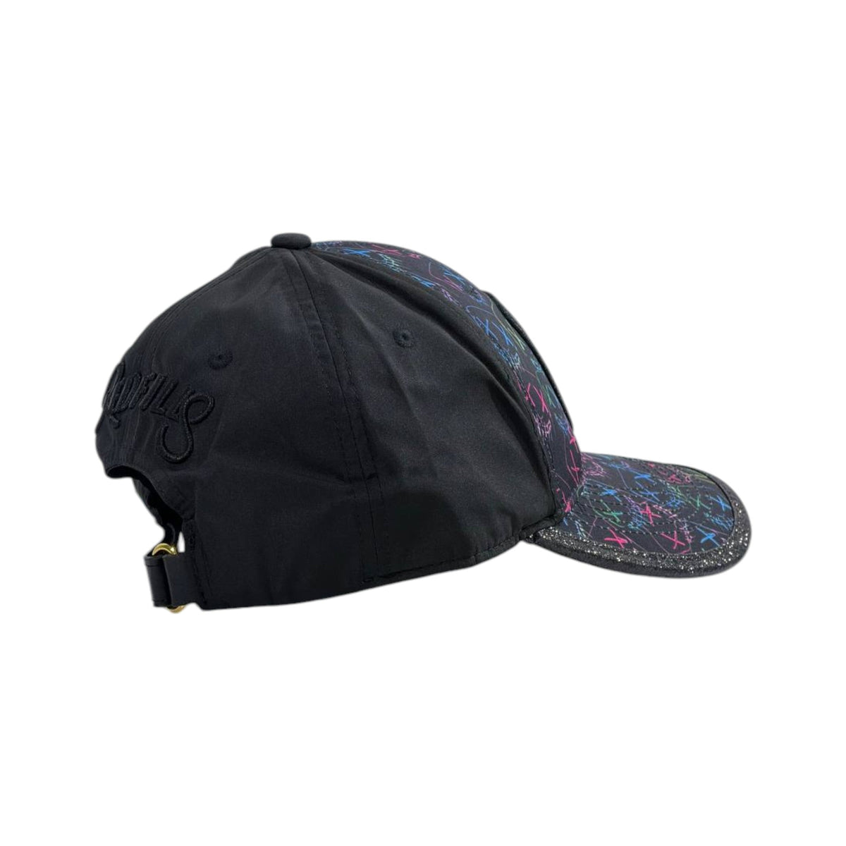 🧢 Redfills Neon Sketch Cap | Holographic Patch Streetwear Edition 🌈🔥