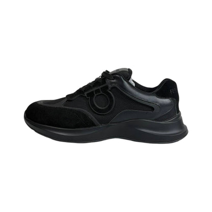 Salvatore Ferragamo All Black Sneakers – Luxury Modern Comfort Trainers 🖤👟