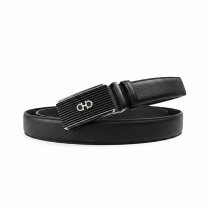 Salvatore Ferragamo Luxury Black Belt 120CM – Signature Gancini Buckle Premium Belt ✨🖤