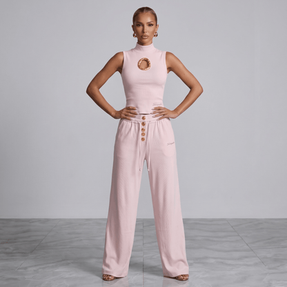 : Schiaparelli Blush Pink Gold Ring Lounge Set 🩷✨💛🔥