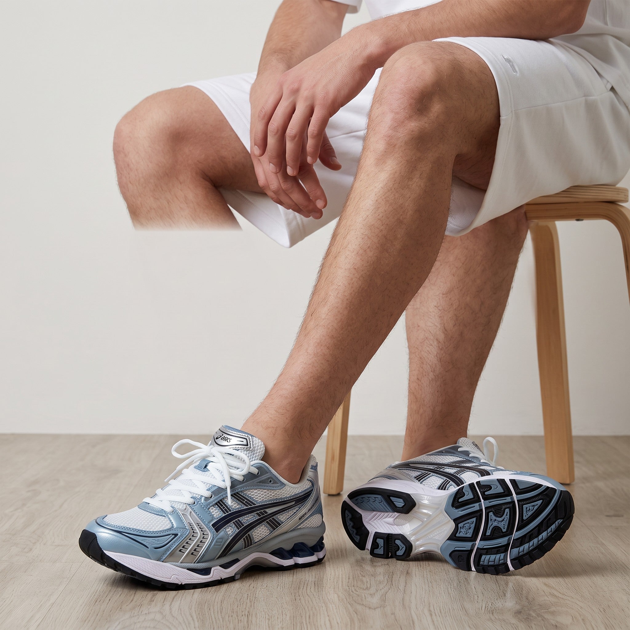 SICS GEL-KAYANO™ 14 – White / Sky Blue 🤍🩵