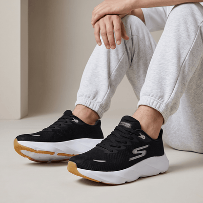 🖤 Skechers GO RUN Performance Sneakers – Black/White