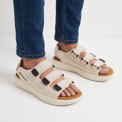 Skechers Platform Sandal — Cream