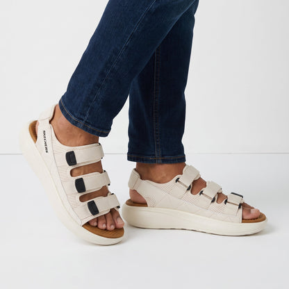 Skechers Platform Sandal — Cream