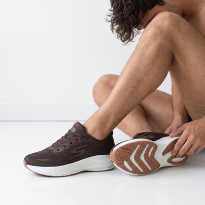 Skechers Mesh Runner Sneaker — Brown