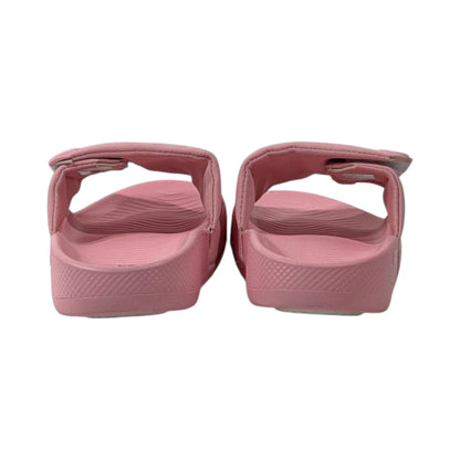 💗 Skechers Ultra Comfort Adjustable Slide Sandals – Pink ☁️✨